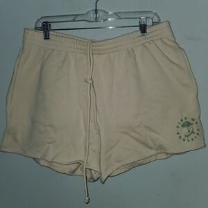 PINK Victoria's Secret Cream Athletic Shorts